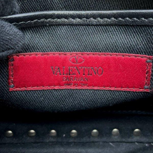 ヴァレンティノ・ガラヴァーニ ショルダーバッグ ロックスタッズ レザー3W2B0809VSF VALENTINO 黒