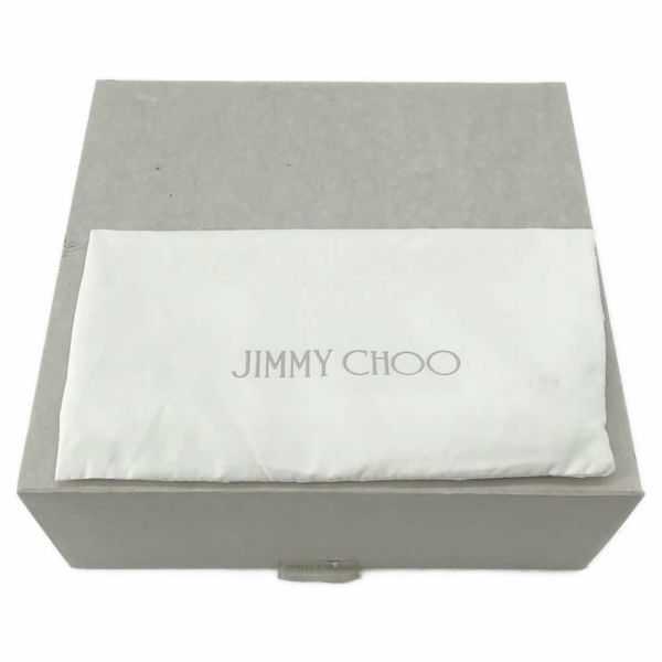 ジミーチュウ チェーンショルダーバッグ アヴェニュー クワッド AVENUE QUAD パテント JIMMY CHOO 黒