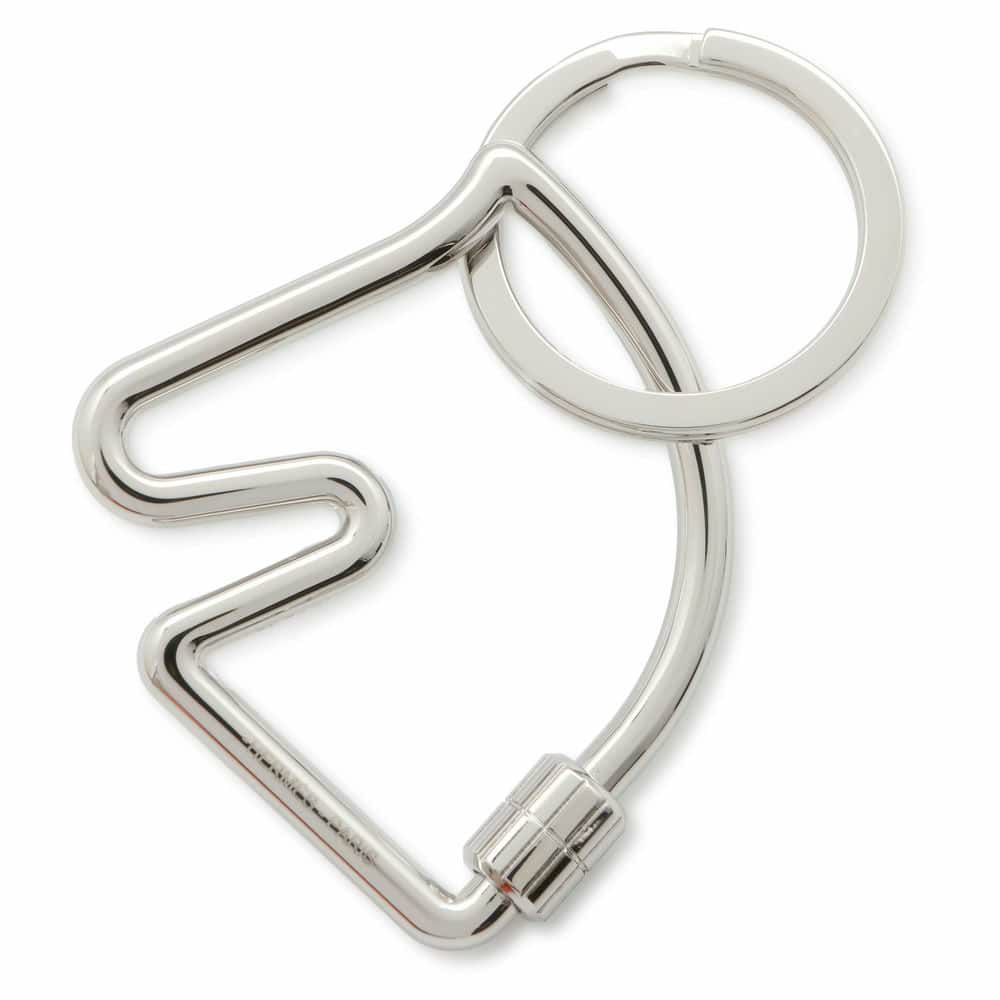 エルメス キーホルダー シュバル Cheval シルバー金具 HERMES 