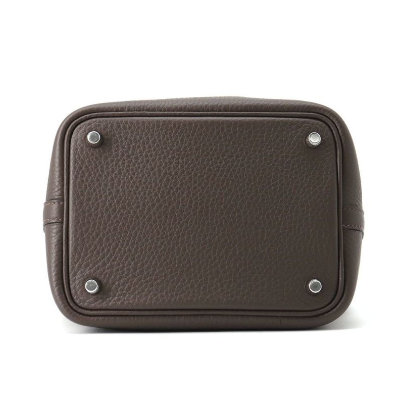 エルメス ハンドバッグ ピコタンロックPM エベンヌ/シルバー金具 トリヨンクレマンス K刻印