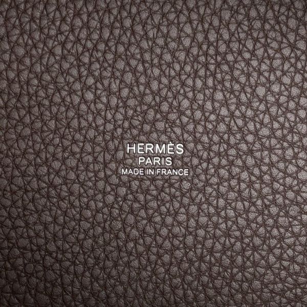 エルメス ハンドバッグ ピコタンロックPM エベンヌ/シルバー金具 トリヨンクレマンス K刻印