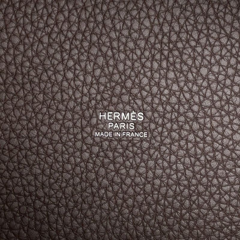 エルメス ハンドバッグ ピコタンロックPM エベンヌ/シルバー金具 トリヨンクレマンス K刻印