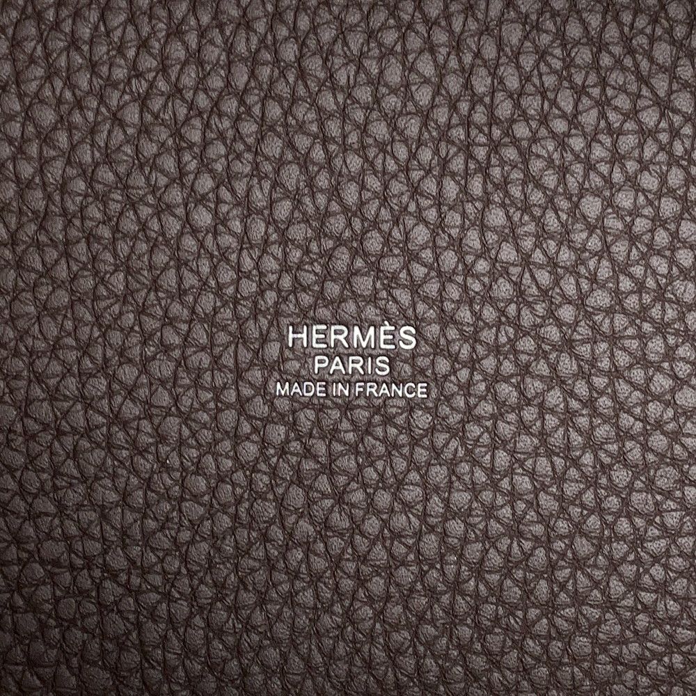 エルメス ハンドバッグ ピコタンロックPM エベンヌ/シルバー金具 トリヨンクレマンス K刻印
