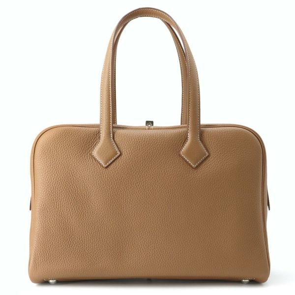 エルメス ハンドバッグ ヴィクトリア2 35 ゴールド/シルバー金具