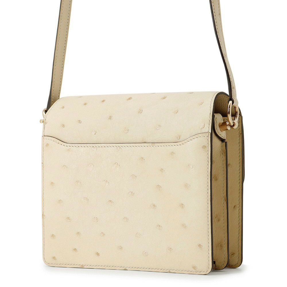 エルメス サック ロウリス ルリ ミニ パーシュマン/ゴールド金具 オーストリッチ U刻印