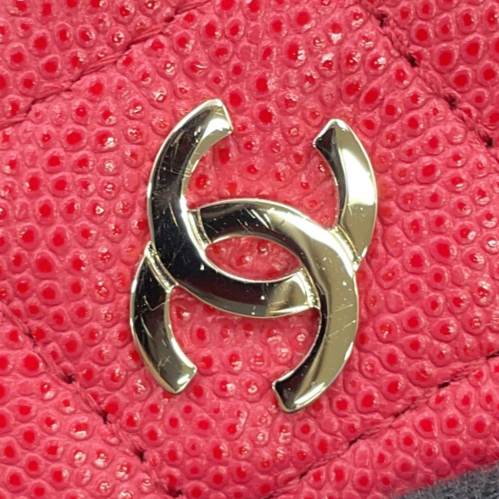 シャネル チェーンショルダーバッグ マトラッセ ココマーク クラシック ミニ ヴァニティケース キャビアスキン AP1340 CHANEL