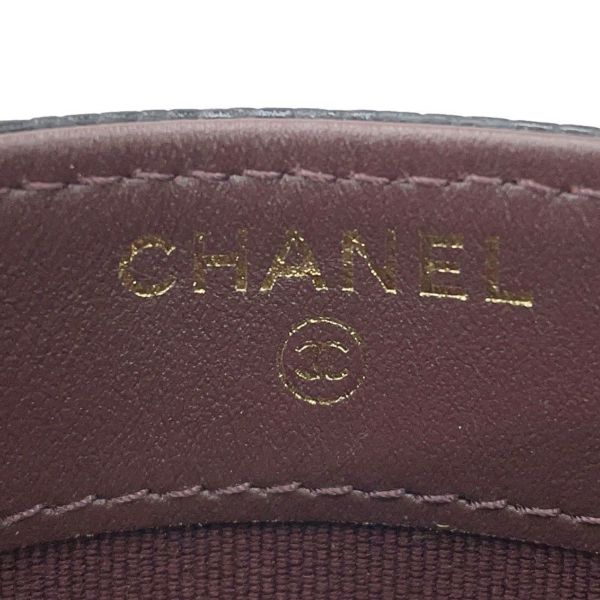 シャネル カードケース クラシック マトラッセ ココマーク キャビアスキン AP0213 CHANEL 定期入れ パスケース 黒