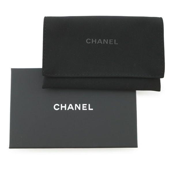 シャネル カードケース クラシック マトラッセ ココマーク キャビアスキン AP0213 CHANEL 定期入れ パスケース 黒