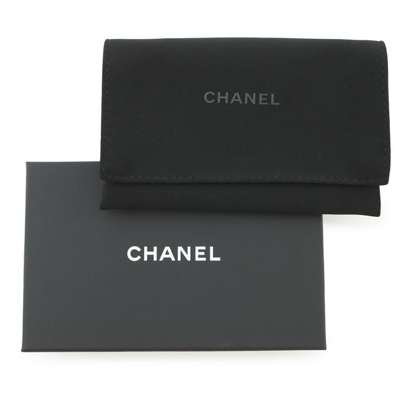 シャネル カードケース クラシック マトラッセ ココマーク キャビアスキン AP0213 CHANEL 定期入れ パスケース 黒