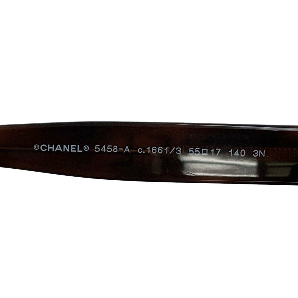 シャネル サングラス ロゴ プラスチック 55□17 140 5458-A CHANEL アイウェア