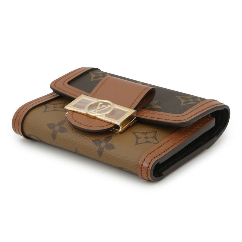 ルイヴィトン 三つ折り財布 モノグラム・リバース ポルトフォイユ・ドーフィーヌ コンパクト M68725 LOUIS VUITTON