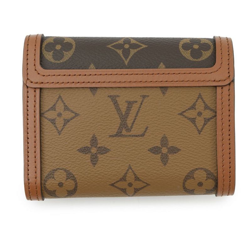 ルイヴィトン 三つ折り財布 モノグラム・リバース ポルトフォイユ・ドーフィーヌ コンパクト M68725 LOUIS VUITTON