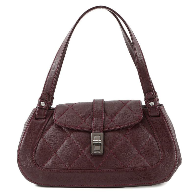 シャネル ハンドバッグ マトラッセ 2.55 レザー CHANEL レディース