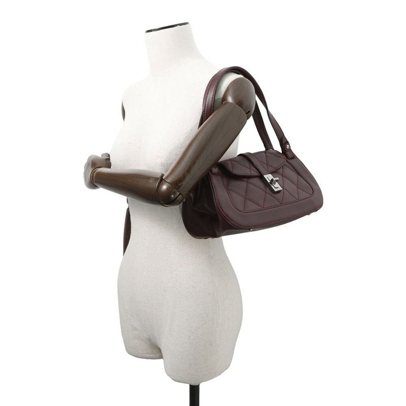 シャネル ハンドバッグ マトラッセ 2.55 レザー CHANEL レディース