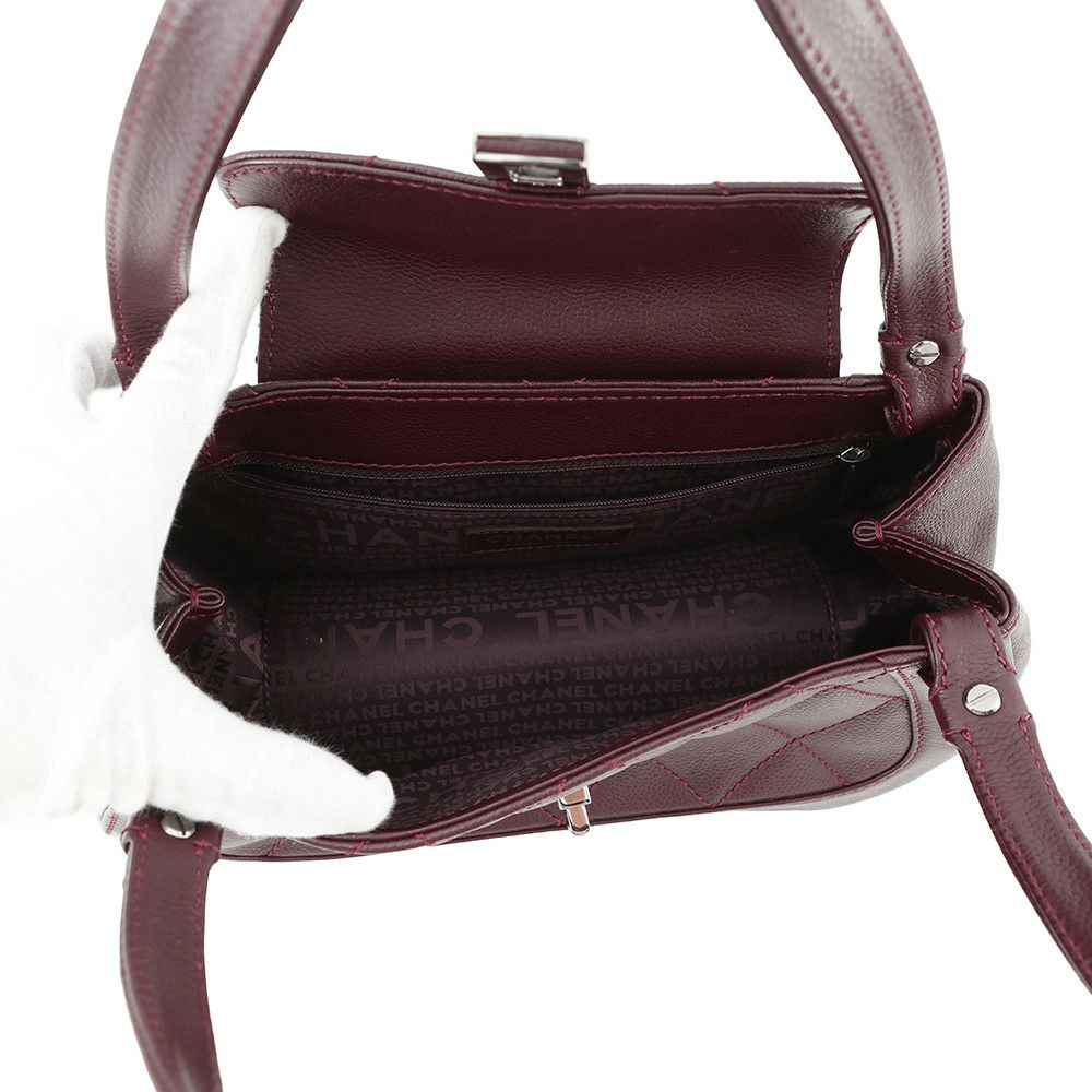 シャネル ハンドバッグ マトラッセ 2.55 レザー CHANEL レディース