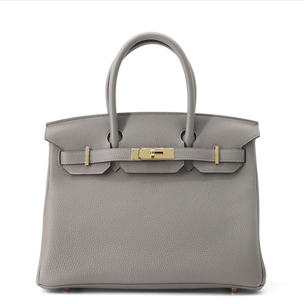 エルメス バーキン30 グリメイヤー/シャンパンゴールド金具 トゴ K刻印 HERMES Birkin ハンドバッグ