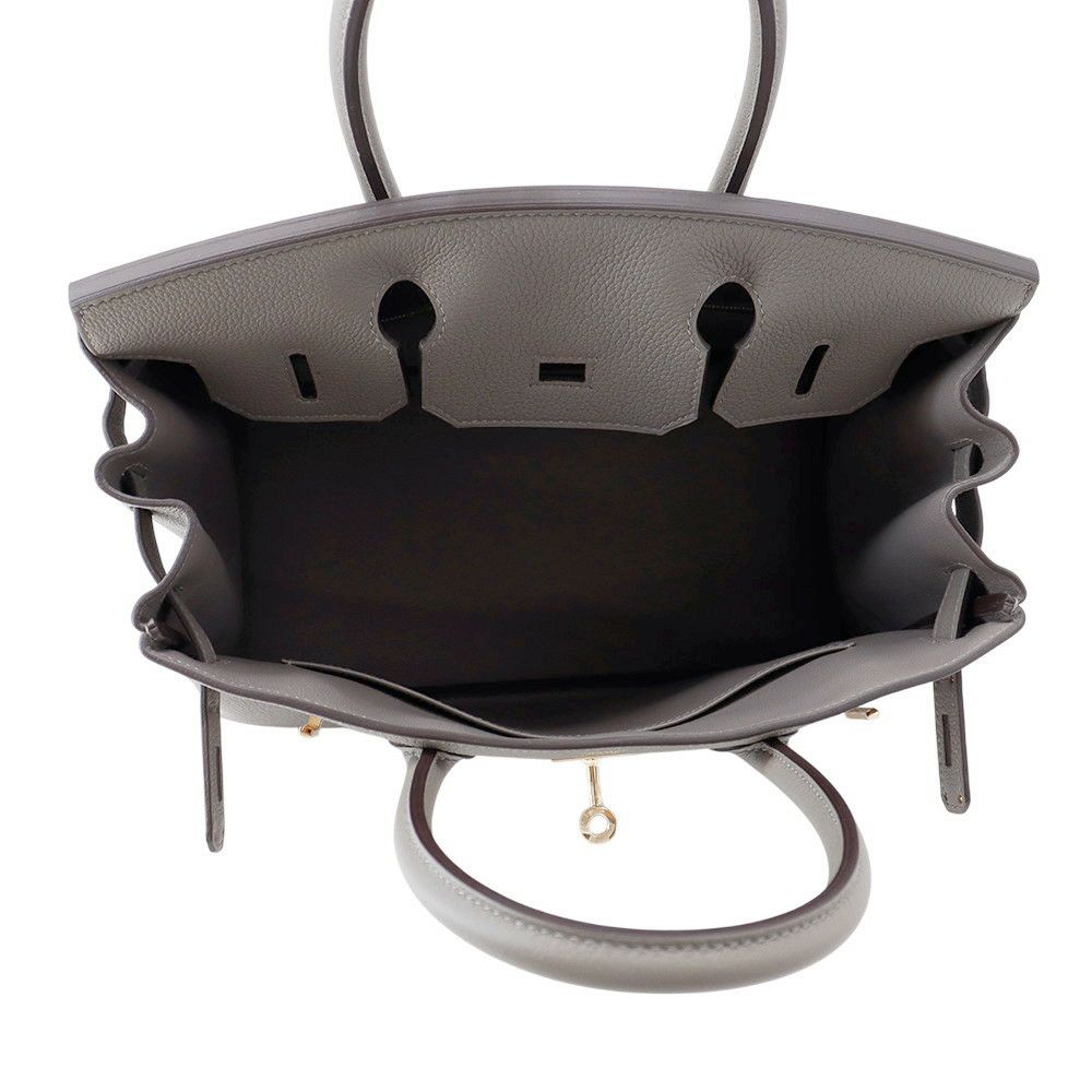 エルメス バーキン30 グリメイヤー/シャンパンゴールド金具 トゴ K刻印 HERMES Birkin ハンドバッグ