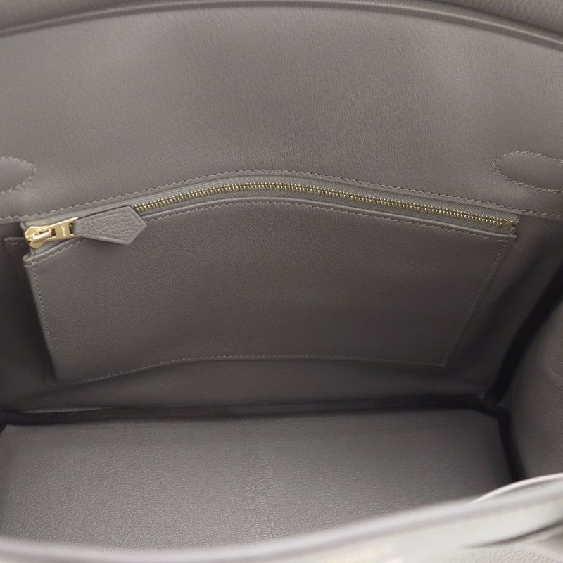 エルメス バーキン30 グリメイヤー/シャンパンゴールド金具 トゴ K刻印 HERMES Birkin ハンドバッグ