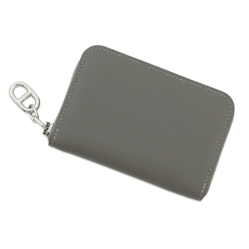 エルメス カードケース ジップ アン ゴー グリメイヤー/シルバー金具 エバーカラー K刻印 HERMES 定期入れ