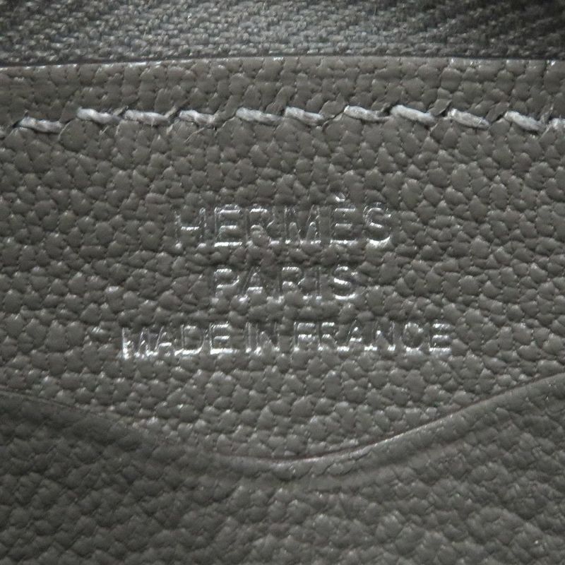 エルメス カードケース ジップ アン ゴー グリメイヤー/シルバー金具 エバーカラー K刻印 HERMES 定期入れ