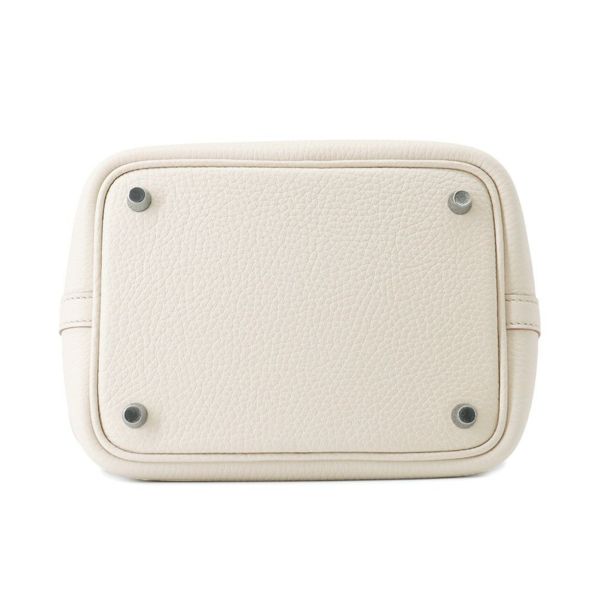 エルメス ハンドバッグ ピコタンロックPM ベトン/シルバー金具 トリヨンクレマンス K刻印 HERMES トートバッグ