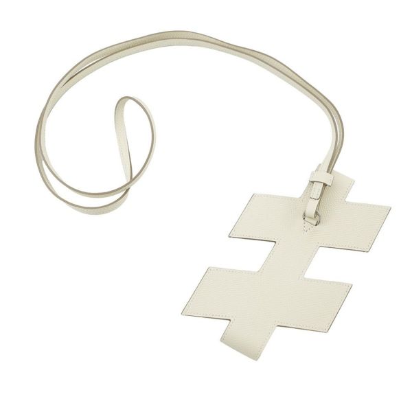 エルメス スマートフォンケース Hタグ クレ/シルバー金具 エプソン U刻印 HERMES ケース H-Tag