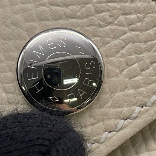 エルメス スマートフォンケース Hタグ クレ/シルバー金具 エプソン U刻印 HERMES ケース H-Tag
