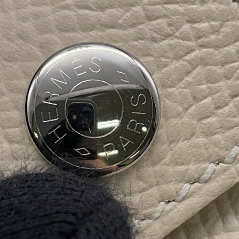 エルメス スマートフォンケース Hタグ クレ/シルバー金具 エプソン U刻印 HERMES ケース H-Tag