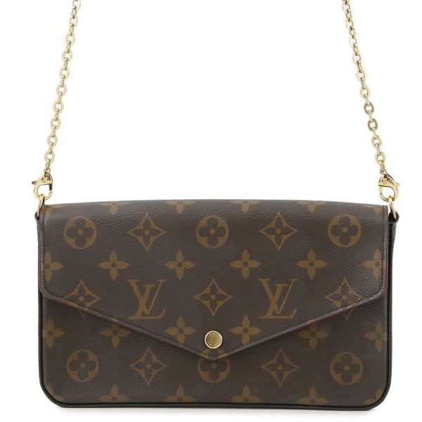 ルイヴィトン チェーンウォレット モノグラム ポシェット・フェリシー M61276 LOUIS VUITTON 財布 クラッチバッグ ショルダーバッグ