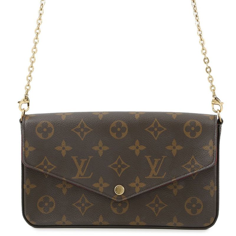 ルイヴィトン チェーンウォレット モノグラム ポシェット・フェリシー M61276 LOUIS VUITTON 財布 クラッチバッグ ショルダーバッグ