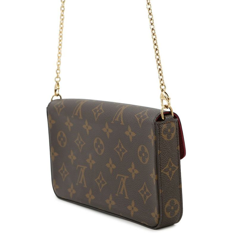 ルイヴィトン チェーンウォレット モノグラム ポシェット・フェリシー M61276 LOUIS VUITTON 財布 クラッチバッグ ショルダーバッグ