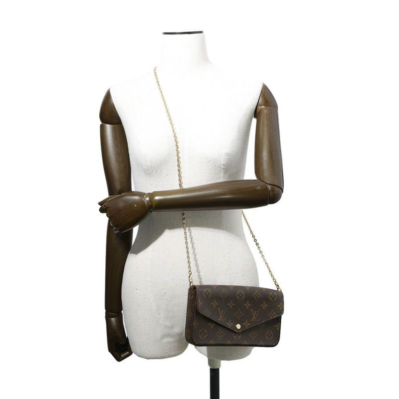 ルイヴィトン チェーンウォレット モノグラム ポシェット・フェリシー M61276 LOUIS VUITTON 財布 クラッチバッグ ショルダーバッグ