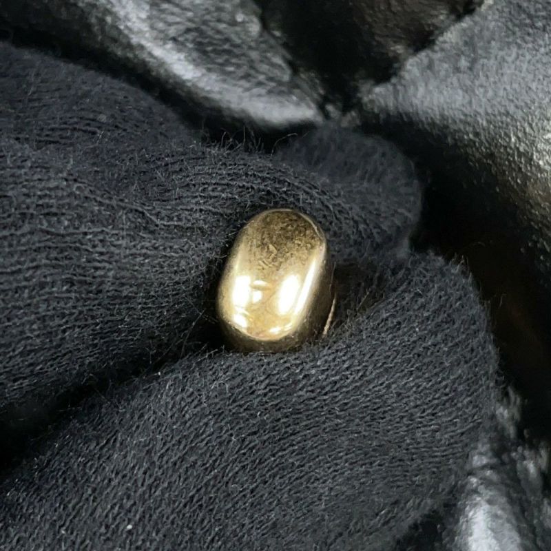 シャネル ショルダーバッグ ココマーク マトラッセ マキシボーリングバッグ カーフレザー AS4812  CHANEL 黒