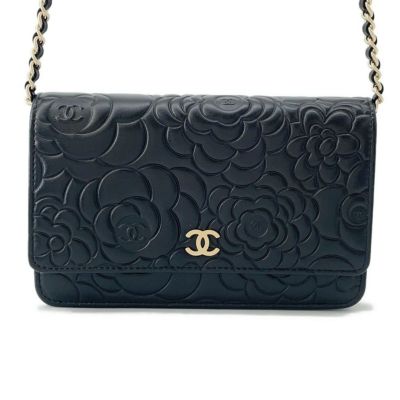 CHANEL シャネル サングラスケース マトラッセ ココマーク ブラック CHANEL シャネル サングラスケース マトラッセ ココマーク