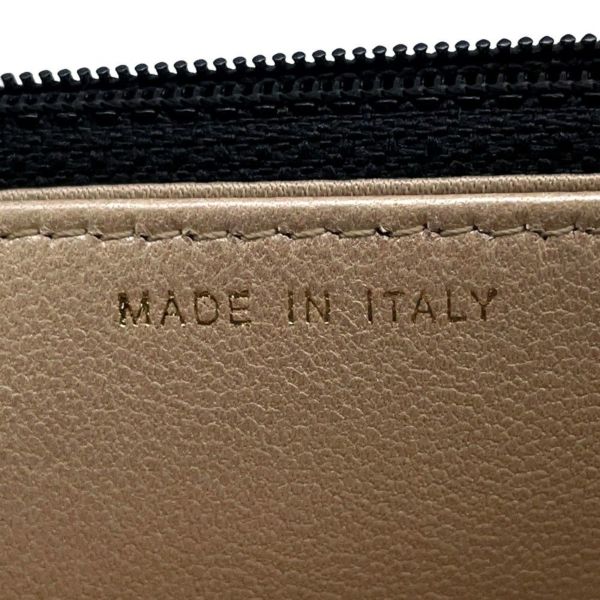 シャネル チェーンウォレット カメリア ココマーク ラムスキン A47421 CHANEL 財布 黒