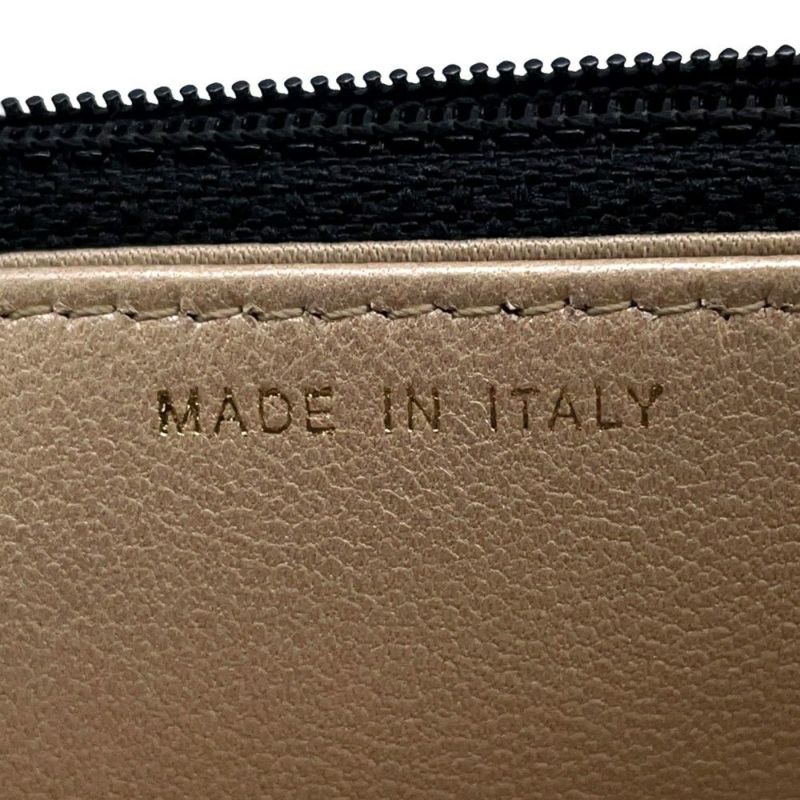 シャネル チェーンウォレット カメリア ココマーク ラムスキン A47421 CHANEL 財布 黒