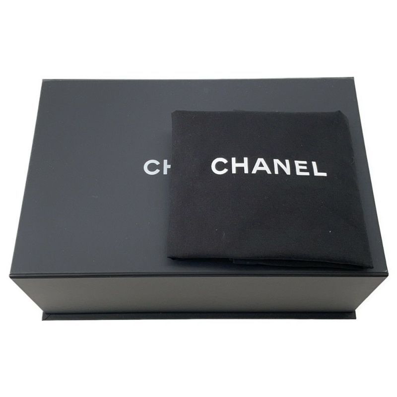 シャネル チェーンショルダーバッグ ココマーク マトラッセ キャビアスキン AS5239 CHANEL ミニ 黒