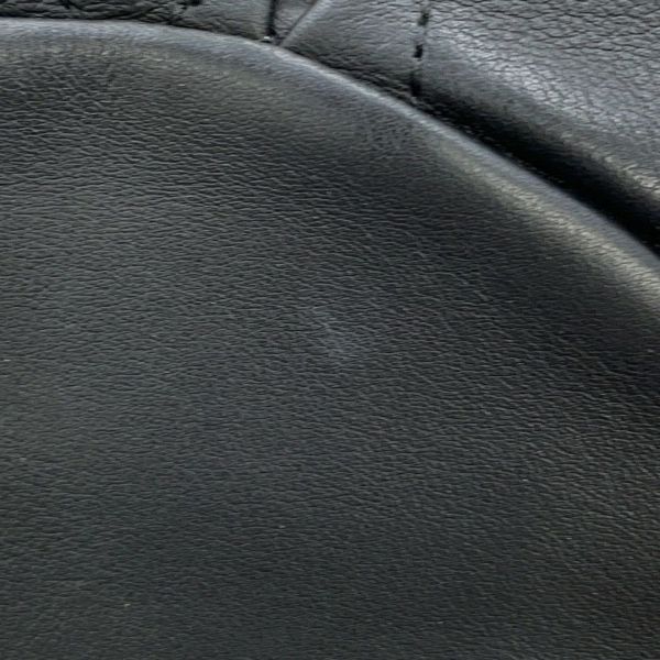 シャネル チェーンショルダーバッグ ココマーク マトラッセ 巾着 ラムスキン AS1439 CHANEL 黒