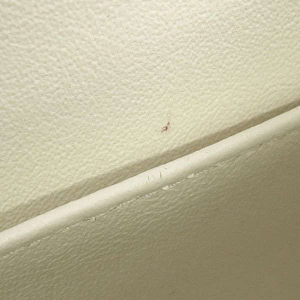 シャネル チェーンショルダーバッグ マトラッセ25 ココマーク ダブルチェーン キャビアスキン A01112 CHANEL 白