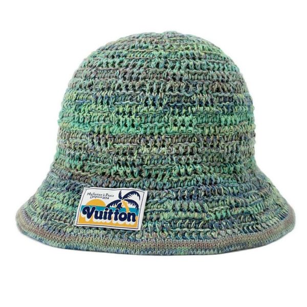 ルイヴィトン バケットハット クロシェハット・ダミエ パームツリー サイズM M7557M LOUIS VUITTON 帽子