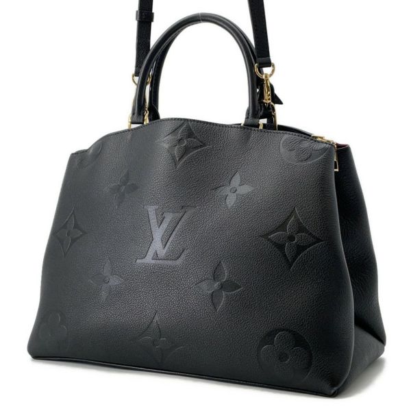 ルイヴィトン ハンドバッグ モノグラム・アンプラント グラン・パレMM M45811 2way 黒 ブラック