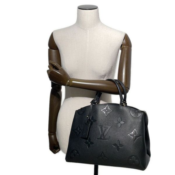 ルイヴィトン ハンドバッグ モノグラム・アンプラント グラン・パレMM M45811 2way 黒 ブラック