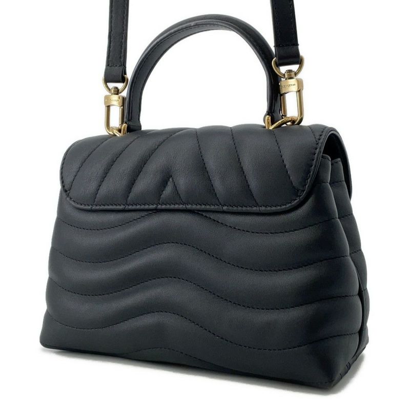 ルイヴィトン ハンドバッグ レザー ホールドミー M21720 LOUIS VUITTON 2wayショルダーバッグ ブラック 黒