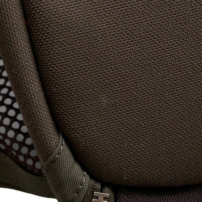 エルメス ドッグキャリーバッグ カーキ/フー/シルバー金具 トワルミリタリー B刻印 HERMES 小型ペットキャリー