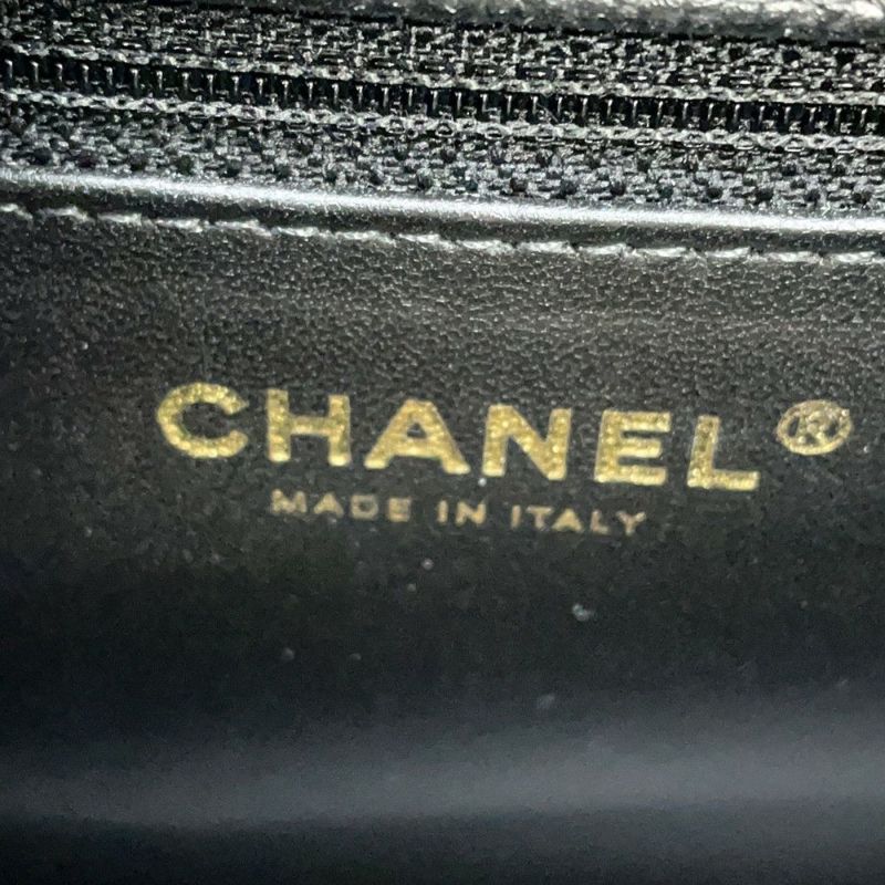 シャネル チェーンショルダーバッグ ココマーク マトラッセ ハート型ココボール キャビアスキン AS3921 CHANEL 黒