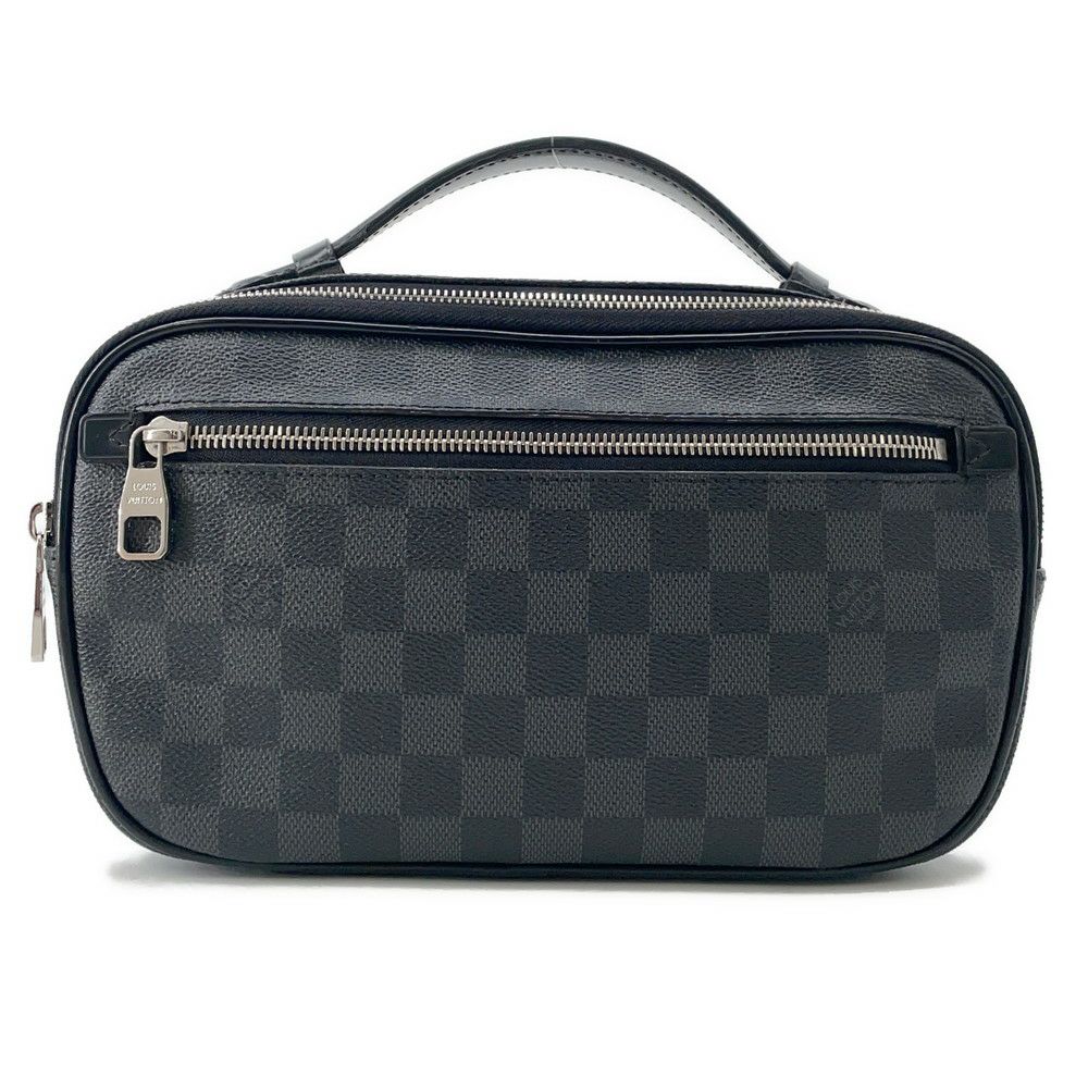 ルイヴィトン ボディバッグ ダミエ・グラフィット アンブレール N41289 LOUIS VUITTON メンズ 黒 ブラック