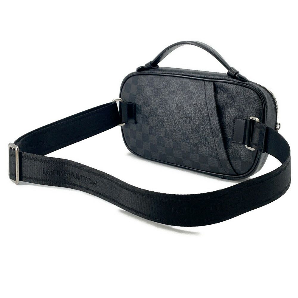 ルイヴィトン ボディバッグ ダミエ・グラフィット アンブレール N41289 LOUIS VUITTON メンズ 黒 ブラック