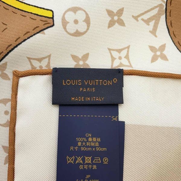 ルイヴィトン スカーフ モノグラム フラワー LV 360 シルク M78057 LOUIS VUITTON