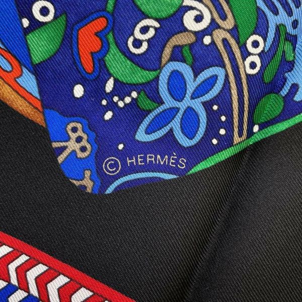 エルメス スカーフ カレ90 セル・デ・ステップ Selle des Steppes HERMES シルクツイル 2021年春夏