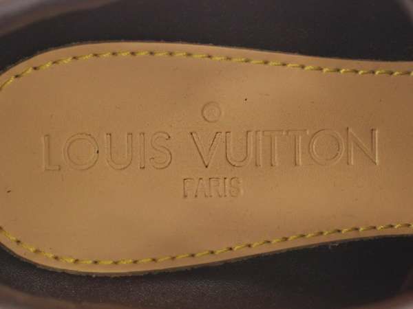 ルイヴィトン スニーカー レザー レースアップ レディースサイズ36 1/2 LOUIS VUITTON 靴 シューズ 安心保証